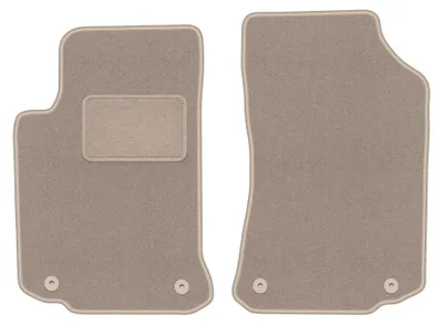 Immagine prodotto di Tappetini anteriori in moquette per Rover 75 1998-2005 (station wagon/berlina) – 2 pezzi, beige, su misura – Wielganizator LUX