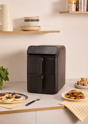 Produktbild von AIR FRYER DUAL STACK - 11,2 L Heißluftfritteuse mit zwei Ebenen und unabhängiger Steuerung