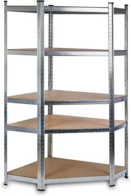 Produktbild von Steckregal 5 Böden - Für Werkstatt, Garage, Keller - 180x90x40 cm - 875 kg Tragkraft