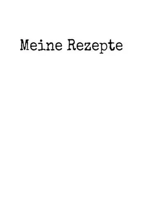 Produktbild von Meine Rezepte A4