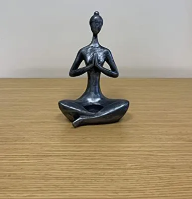 Produktbild von Wohnaccessoires, Yoga-Frau, Grau