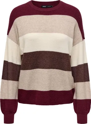 Image de ONLY Pull en maille côtelée cool Dropped Shoulder Taille : XL