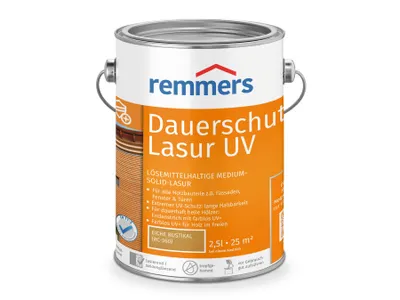 Produktbild von Remmers Dauerschutz-Lasur UV eiche rustikal (RC-360) 2,5 l, Holzlasur