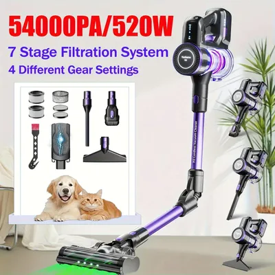 Image de Aspirateur sans fil - Aspirateur à main - Aspirateur USB - Aspirateur sans sac - Aspirateur à main sans fil