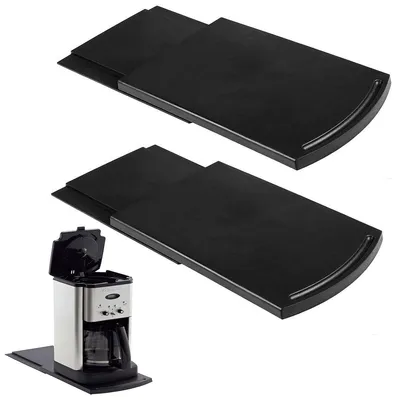 Produktbild von Schiebematte für Küchengeräte – Gleiter für Kaffeemaschine, Heißluftfritteuse, Mixer, Küchenmaschine – Platzsparend & praktisch, 1 Set