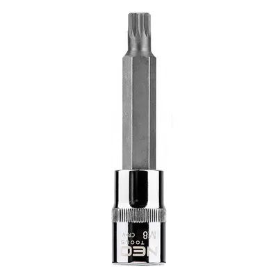 Image de Spline Bit Sur 1/2 clé à douille M8 x 100 mm Spline embout Acier CrV