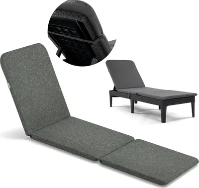 Obrázek produktu pro Bazkar Jaipur Skládací polštář na zahradní lehátko 190 x 60 cm Melange 550-02A Pohodlný, silný, voděodolný
