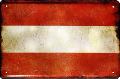 Produktbild von Omgoods – Metallwanddekoration mit Landesflaggen, 20 x 30 cm