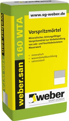 Obrázok produktu pre weber.san 160 WTA Vorspritzmörtel naturgrau 30kg