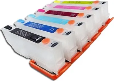 Produktbild von Wiederbefüllbare Tintenpatronen T2431, T2432, T2433, T2434, T2435, T2436, T24XL für Epson XP-55 750 760 850 860 950 960 970