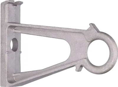 Produktbild von Extralink CS1500 Halterung Masthalterung mit Bohrung Wandhalterung aus Aluminium mit einer Ösenhalterung zur Befestigung von Glasfaserkabeln 171 x 80 mm