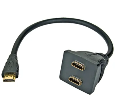Obrázek produktu pro Adapter HDMI rozdvojka M - 2x F konektory pasivní
