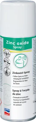 Produktbild von Kerbl Zinkoxid Salbenspray 200ml Zinkspray Zinksalbe für Tiere 15802