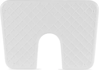 Produktbild von Heckschutzplatte für Außenborder, 320 x 220 mm, Kunststoff, robust & rostfrei Farbe: Weiß