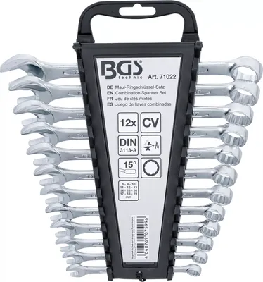 Produktbild von BGS Maul-Ringschlüssel-Satz SW 8 - 19 mm 12tlg. - 71022