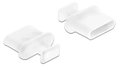 Productafbeelding van Stofbescherming voor USB Type-C poort (wit, met handgreep)