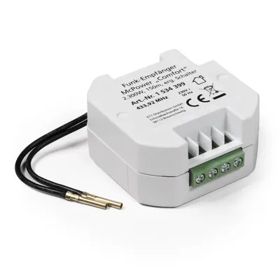Produktbild von Funk-Empfänger McPower "Comfort", max. 2.300W, max. 70m, ergänzt einen Schalter