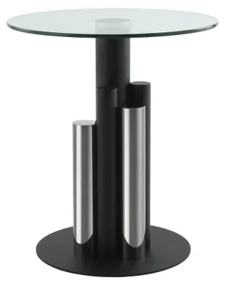 Imagen del producto de Mesa de Centro Ontario de Acero y Cristal Templado