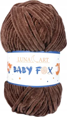 Zdjęcie produktu dla Włóczka Luna Art Baby Fox 100-40 / brąz
