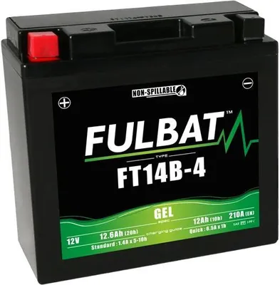 Zdjęcie produktu dla Akumulator FULBAT FUL GEL - FT14B-4 / YT14B-4 (Żelowy, bezobsługowy)
