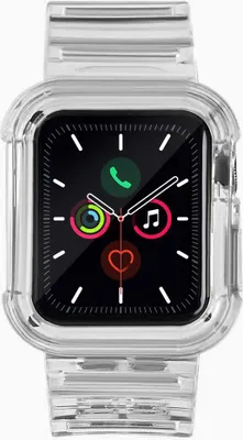 Obrázok produktu pre Hurtel 9145576223789, Remienok k hodinkám, Apple, Watch SE2 40mm Watch 6 40mm Watch SE 40mm Watch 5 40mm Watch 4 40mm, Silikón, Termoplastický polyuretán (TPU), Odolné proti poškriabaniu, 247 mm