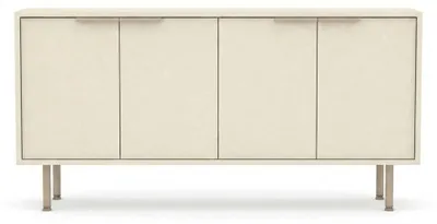 Obrázek produktu pro Komoda bílé barvy, imitace dřeva, moderní design, vhodná do obývacího pokoje