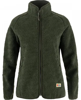 Obrázok produktu pre Vardag Pile Fleece dámska bunda (farba: tmavozelená), veľkosť S