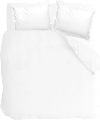 Produktbild von Vintage Satin bettwäsche 240x220cm weiß