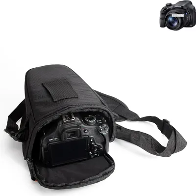 Produktbild von K-S-Trade Kameratasche Fototasche Schultertasche Umhängetasche kompatibel mit Sony Cyber-shot DSC-HX350 Colt  für Systemkameras Schutzhülle bag