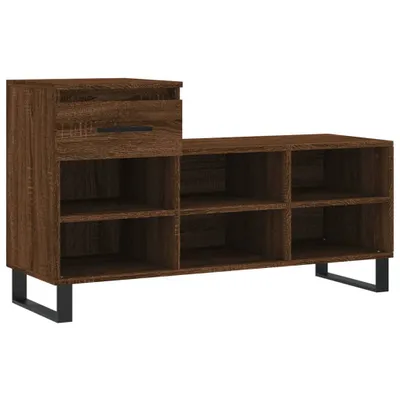 Produktbild von Schuhregal Braun Eichen-Optik 102x36x60 cm Holzwerkstoff