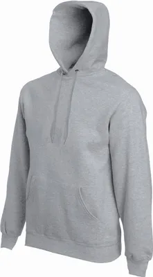 Produktbild von Fruit of the Loom 62-208-0 | Classic Hooded Sweat - Farbe: Heather Grey - Größe: L