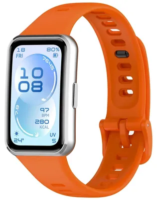 Produktbild von Armband für Huawei Band 11 / 11 Pro, Bizon Strap Watch Silicone, Karotte