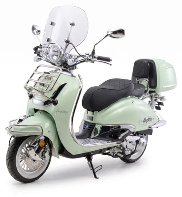 Produktbild von Motorroller 50 ccm Burnout EasyCruiser 25 km/h Retro-Mofa Euro 5 Mint