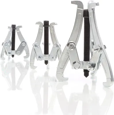 Produktbild von Ściągacz kłowy Wiltec 75 / 100 / 150 mm, 3x profesjonalny zestaw do ściągania łożysk jako wypychacz wewnętrzny i zewnętrzny, do łożysk, kół zębatych, kół pasowych