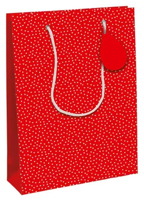 Produktbild von Clairefontaine 30633-2C, Geschenkverpackungstasche, Muster, 210 g/m², 265 mm, 140 mm, 330 mm