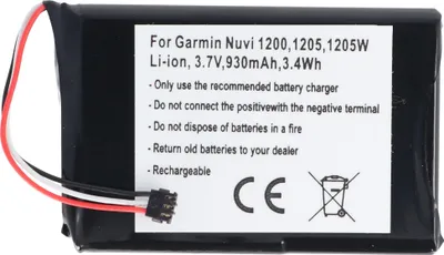 Produktbild von AccuCell Akku passend für Garmin Nuvi 1200, 361-00035-01