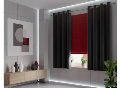 Obrázek produktu pro Dekorační krátký velvet závěs s kroužky VITTO 111 černá 140x160 cm (cena za 1 kus) MyBestHome