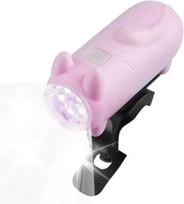 Produktbild von VHV - Fahrradlicht mit Klingel - Wiederaufladbare Fahrradscheinwerfer mit Klingel - USB-aufladbar - wasserdicht - für Fahrrad, E-Scooter, Rennrad und Mountainbike