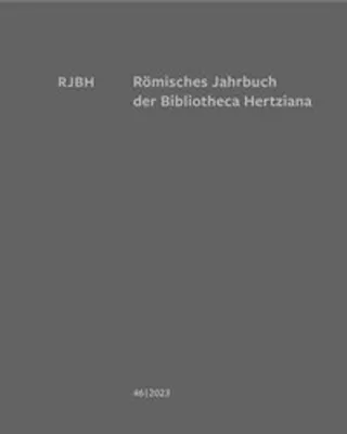 Immagine prodotto di Römisches Jahrbuch der Bibliotheca Hertziana: Band 46