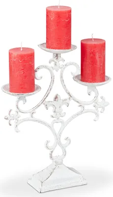 Produktbild von relaxdays Kerzenständer dreiarmig
