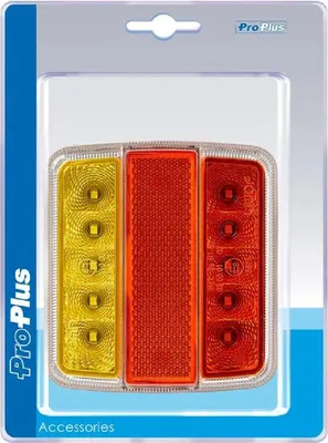 Productafbeelding van Achterlicht, 4 functies, 98x105mm, 14 LED, verpakt in blisterverpakking