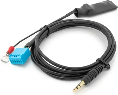 Image de Audio AUX Line In Adapter Cable Radio 3,5mm Jack mâle pour 12 Pin Quadlock