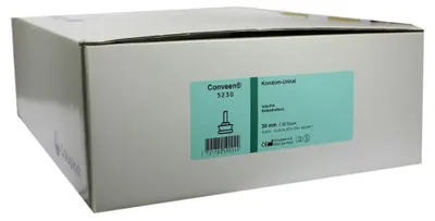 Produktbild von CONVEEN Kondom-Urinal latexfrei und selbsthaftend 30 mm 8 cm, 30 St. Kondome
