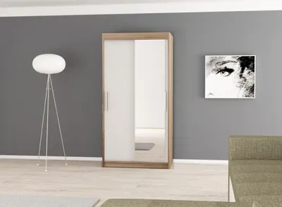 Obrázek produktu pro Skříně MINIO TOKYO 2 100 cm Sonoma / Bílá