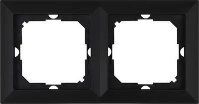 Image de Pearl Double Frame Black Matt