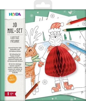 Image de Kit de Coloriage 3D - Amis Rigolos