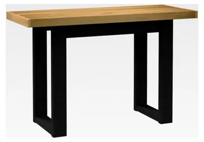 Produktbild von Bürotisch mit U-förmigen Beinen, 120 x 50 x 75 cm, Kiefernholz