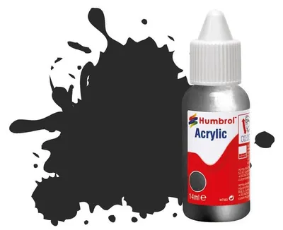 Acrylfarbe Gunmetal Metallic 14 ml für Modellbau