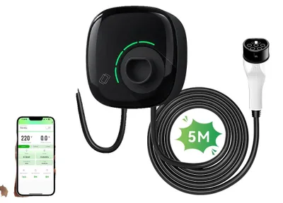 Produktbild von EV-Ladegerät, Smarte App-Steuerung, Zeitgesteuertes Laden, 11KW 16A 3Phasen