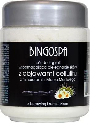 Obrázek produktu pro BingoSpa Koupelová sůl proti celulitidě s minerály z Mrtvého moře a rašelinou, 550 g